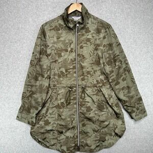 Tommy Bahama Womens Camo Canyon Anorak Jacket Medium Drawstring Waist